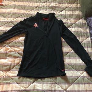 black nike ECNL pull over